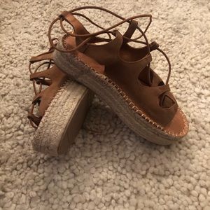 aloha sandals gladiator camel